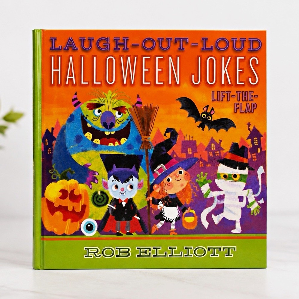 Laugh-Out-Loud Halloween Jokes Lift-the-Flap Rob Elliott Hardcover Ages 4-8